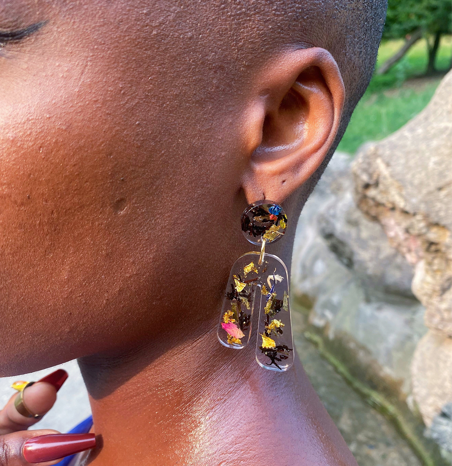 Boucles d’oreilles In-fusion