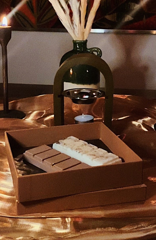 Coffret signature Fève, fondant plus brûle cire inclus 