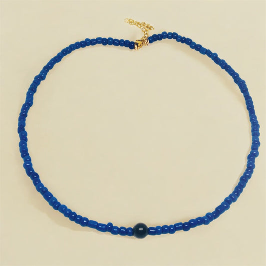 Collier KV Blue/white